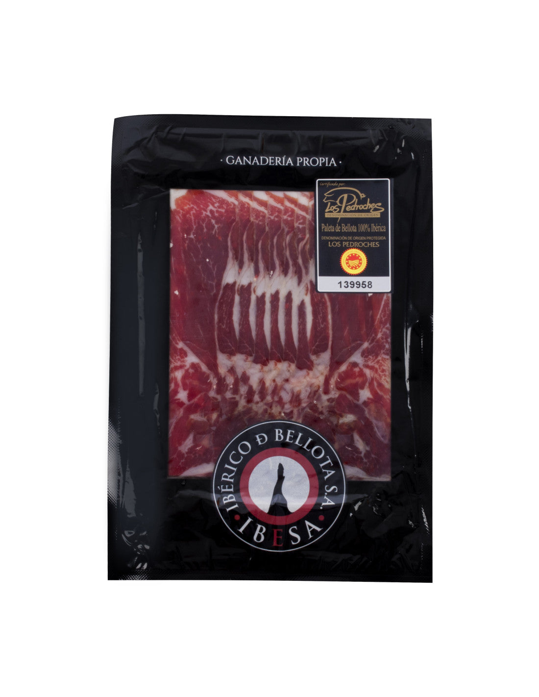 Paleta de Bellota 100% Ibérica D.O. Los Pedroches 1 kg (Loncheada)
