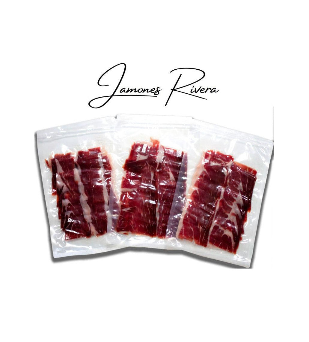 Jamón Gran Reserva 100% Natural Loncheado a Cuchillo Rivera