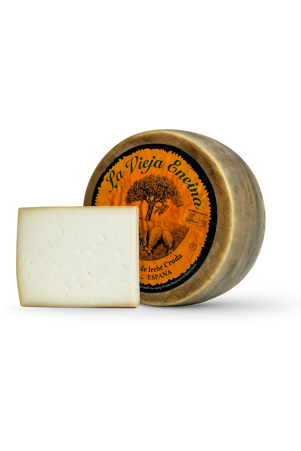 Queso Puro de Oveja Curado La Vieja Encina (Leche Cruda) 2x750 g