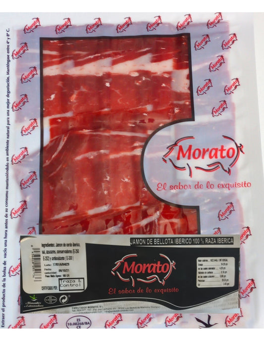 Jamón de Bellota 100% Ibérico Extremadura Morato — 1 kg a cuchillo