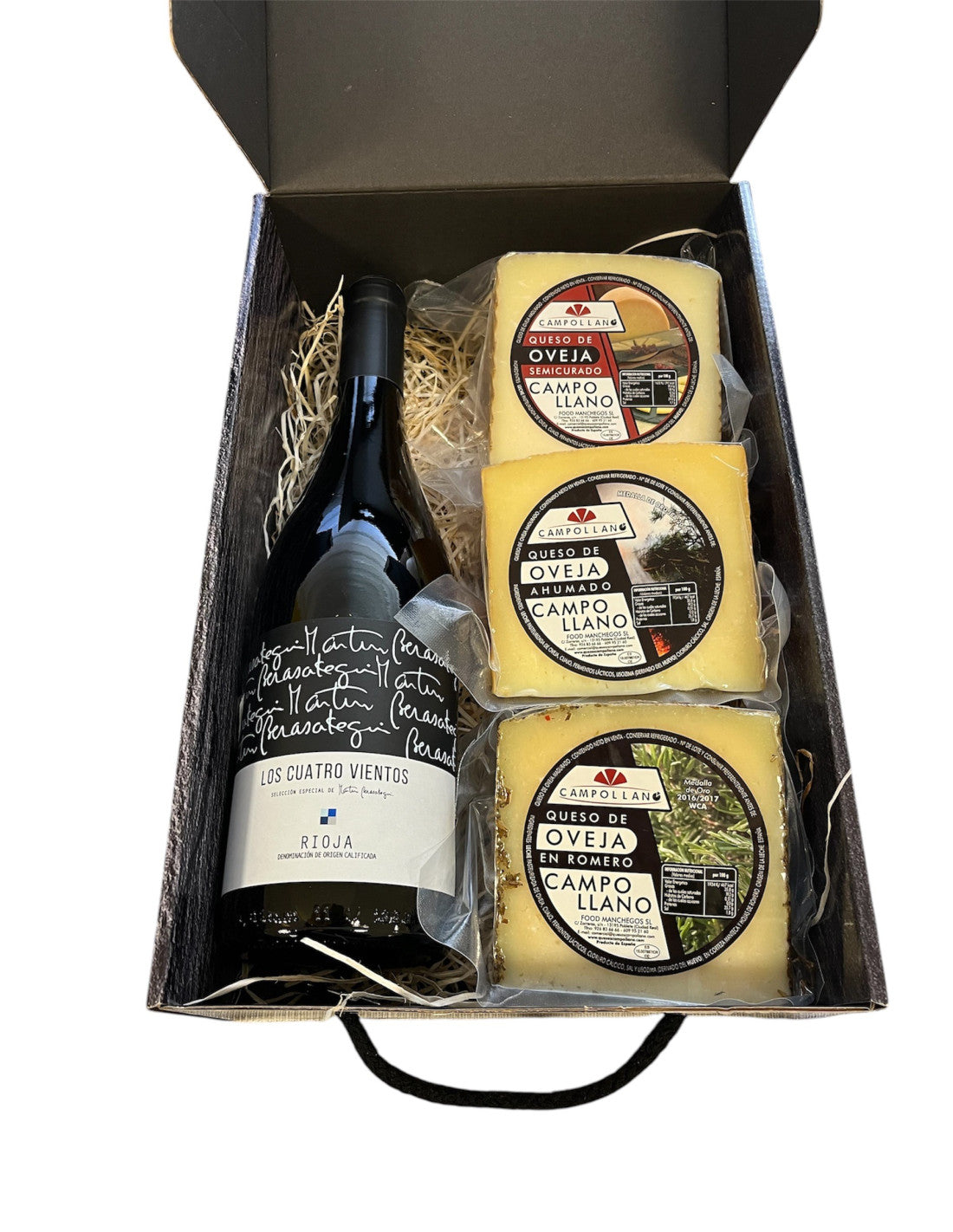 Cesta Navidad Nº 2 Campollano | Quesos y Rioja Crianza