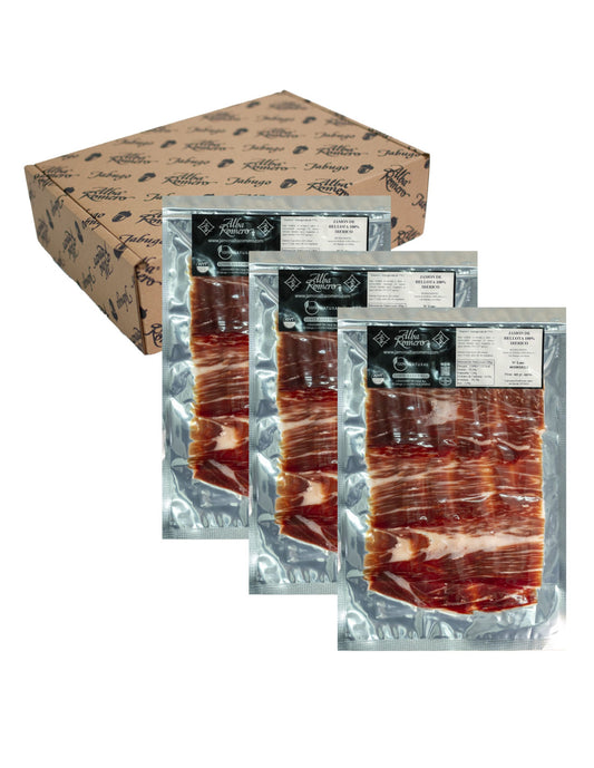 Jamón Bellota 100% Ibérico A. Romero cortado a cuchillo