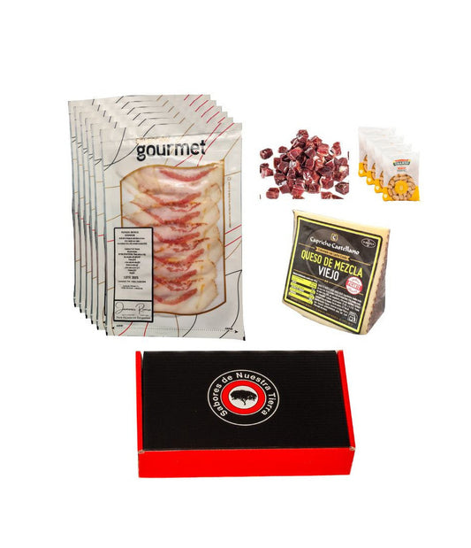 Lote Ibérico Económico Papada Adobada + Jamón y Queso