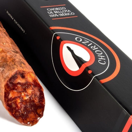 Chorizo 100% Ibérico de Bellota — Medio Estuche (450–500 g)