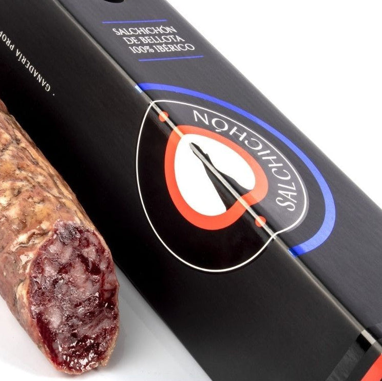 Medio Salchichón Ibérico de Bellota Estuchado | 450–500 g