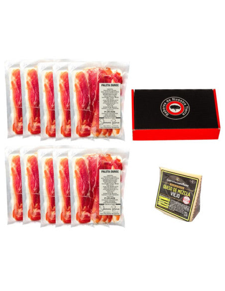 Paleta Duroc cortada a máquina + Cuña Queso Regalo